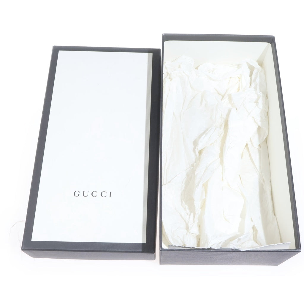 GUCCI(グッチ) シェリーライン グリッタ- スタッズ ローカットスニーカー グレー