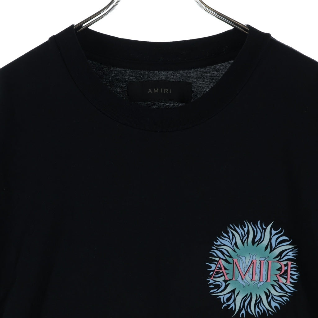AMIRI(アミリ) Sun Print Tee サンプリント ロゴ 半袖Tシャツ ブラック SRAMJYTE1085SMRBC09