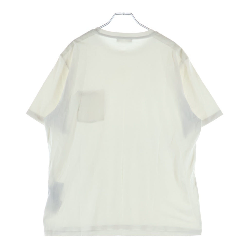 PRADA(プラダ) ポケットロゴプリント クルーネック半袖Tシャツ カットソー ホワイト