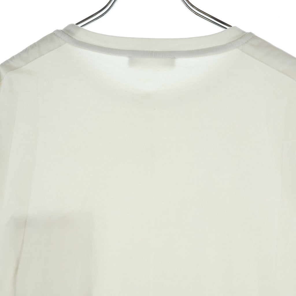 PRADA(プラダ) ポケットロゴプリント クルーネック半袖Tシャツ カットソー ホワイト