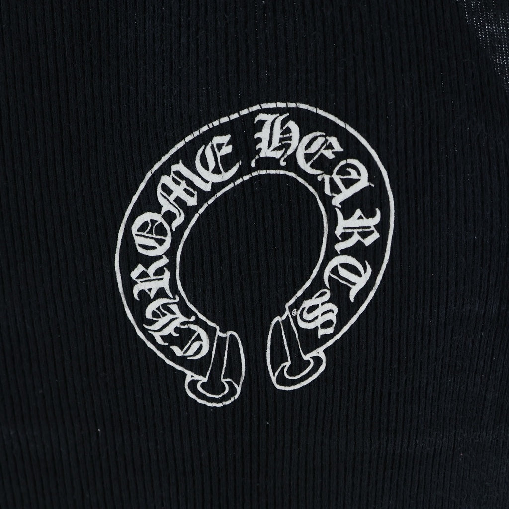 CHROME HEARTS(クロムハーツ) OLD HOUSESHOE TANK ホースシュー ロゴ タンクトップ ノースリーブ ブラック