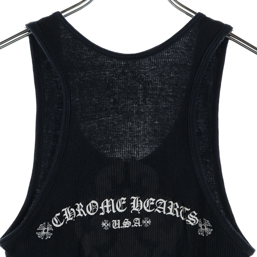 CHROME HEARTS(クロムハーツ) OLD CH PLUS TANK CHプラス ロゴ タンクトップ ノースリーブ ブラック