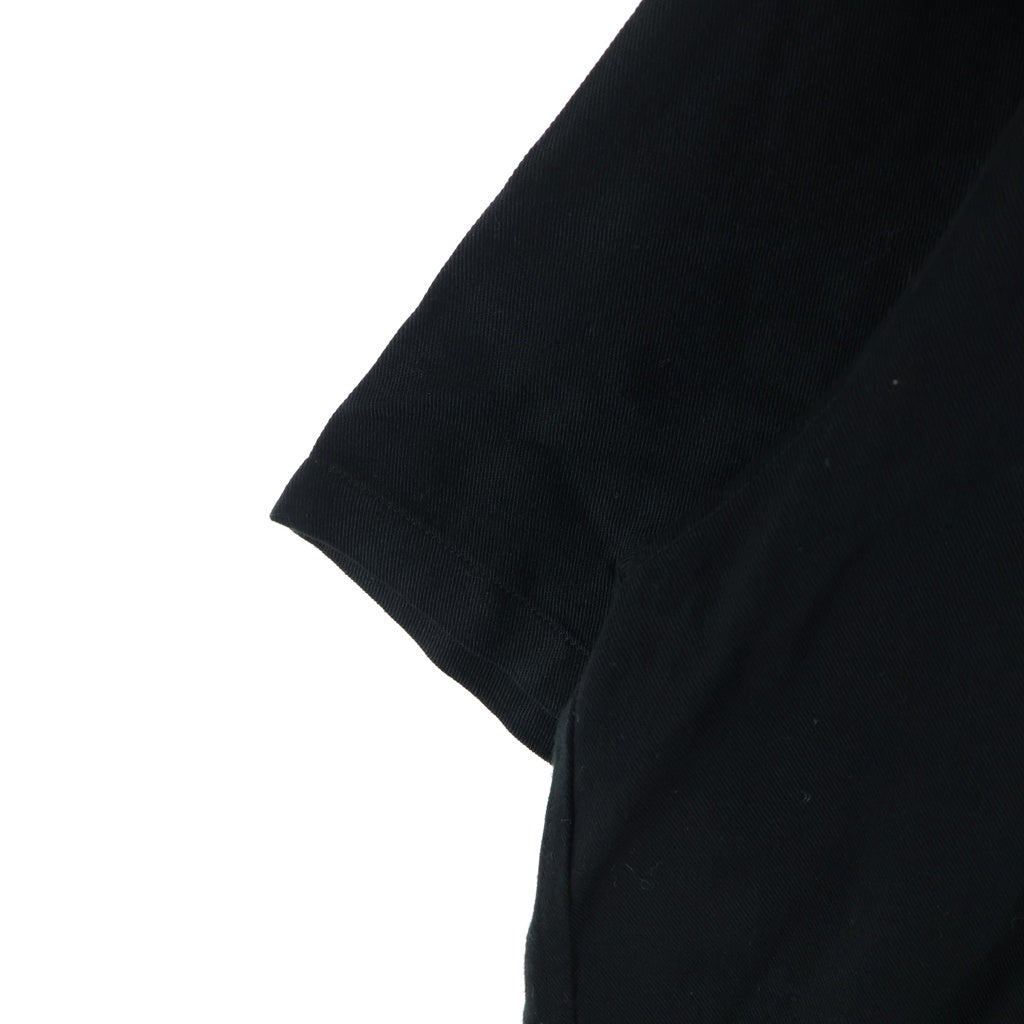 CELINE(セリーヌ) 22AW ルーズボーリング レーヨンツイル 半袖シャツ ブラック 2C831171S