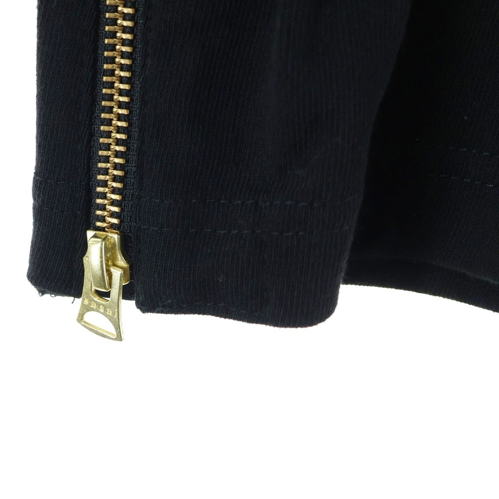 Sacai(サカイ) ×CarHartt サイドジップ半袖Tシャツ カットソー ブラック 24-0725S