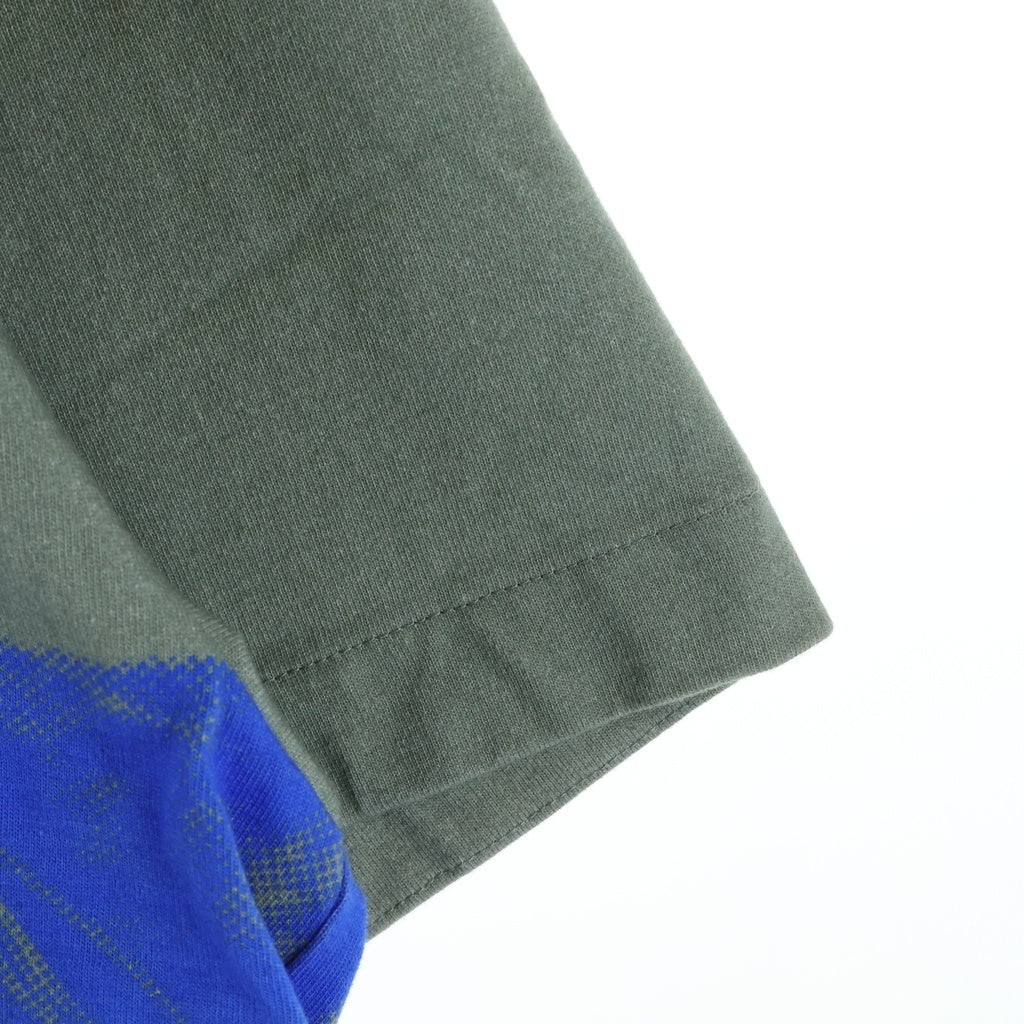 JIL SANDER(ジルサンダー) タイダイ柄 クルーネック Tシャツ カットソー グレー/ブルー