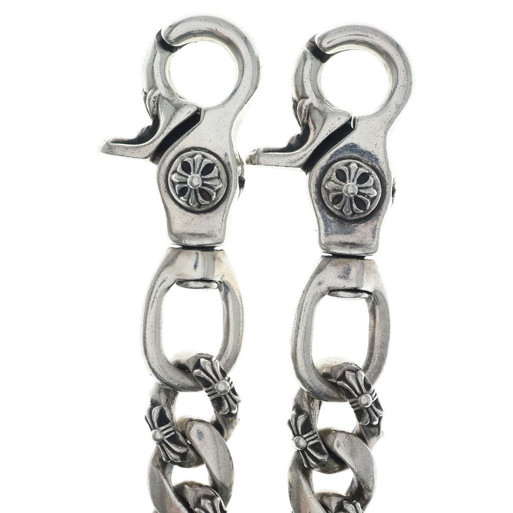 CHROME HEARTS(クロムハーツ) FANCY SHORT-2/2クリップショートファンシー ウォレットチェーン シルバー BCA077