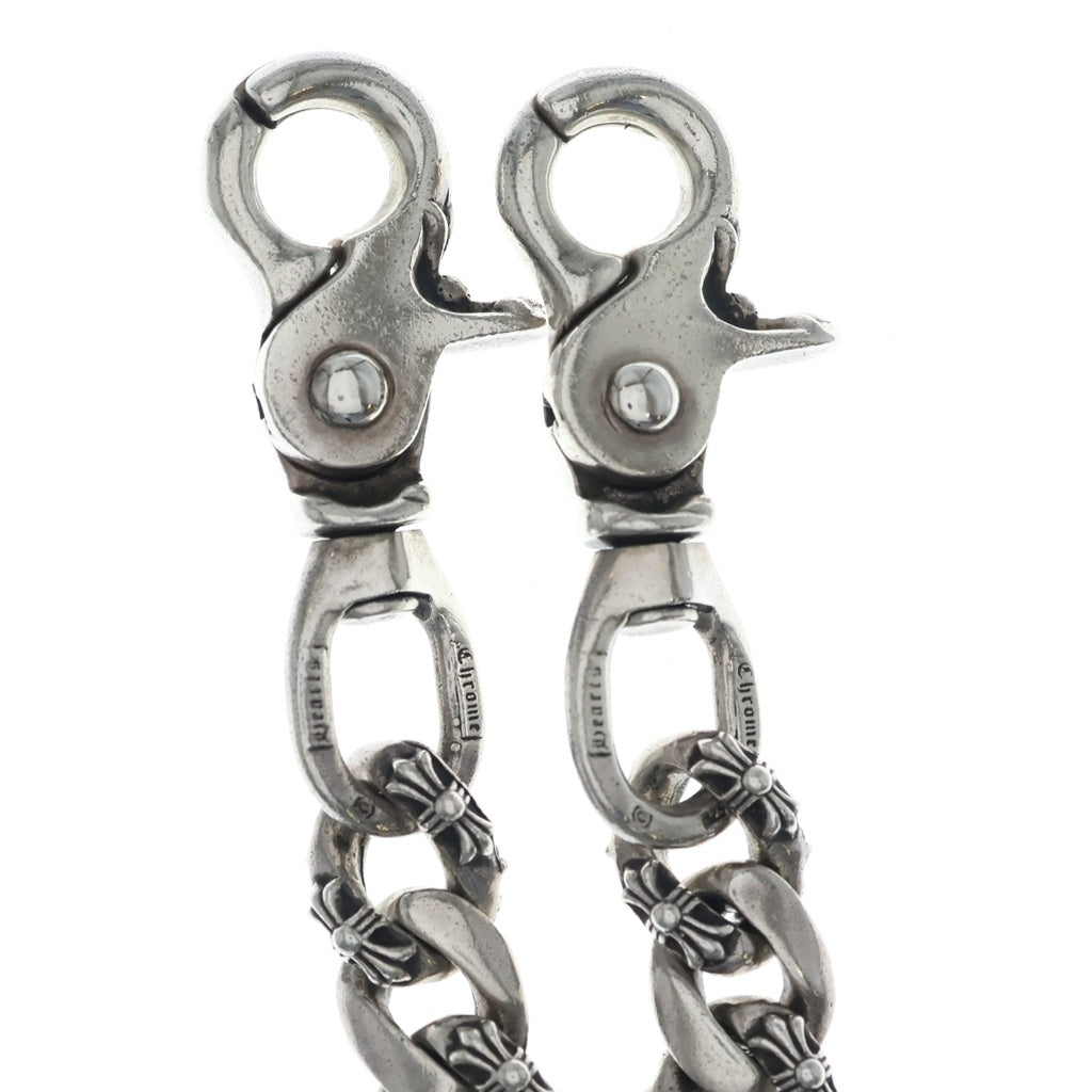 CHROME HEARTS(クロムハーツ) FANCY SHORT-2/2クリップショートファンシー ウォレットチェーン シルバー BCA077