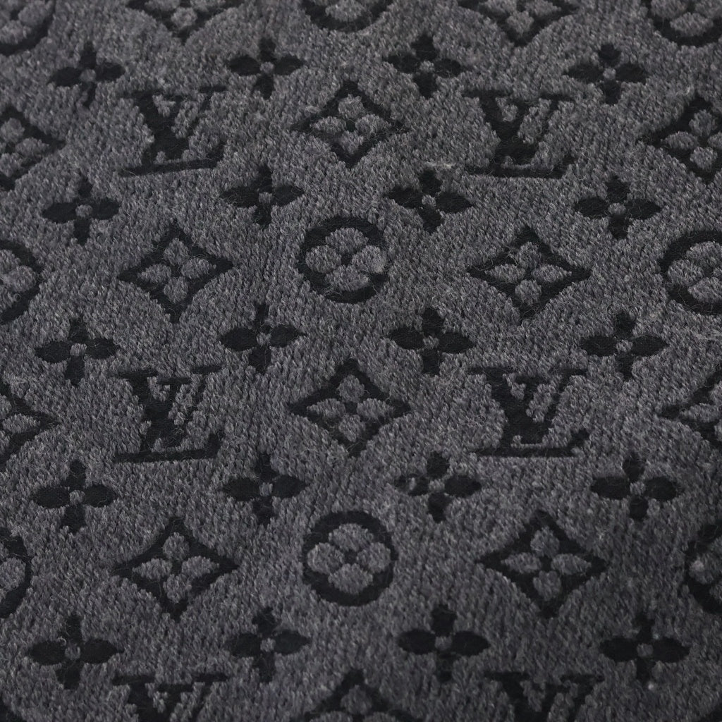 LOUIS VUITTON(ルイヴィトン) エシャルプ モノグラム クラシック アントラシット マフラー ストール ブラック