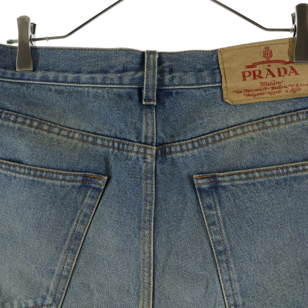 PRADA(プラダ) バミューダデニムショーツ デニムハーフパンツ インディゴ