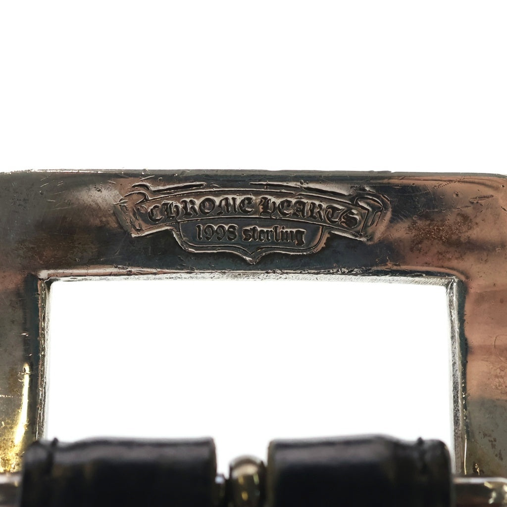 CHROME HEARTS(クロムハーツ) BLT 3PC OTJ 1.5 OTJバックルレザーベルト シルバー/ブラック