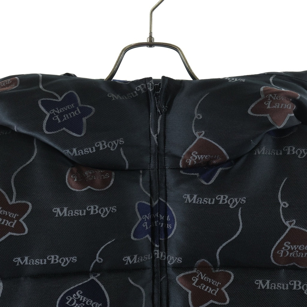 MASU(エムエーエスユー) 24AW FALLING BALLOON DOWN VEST GRAPHIC BY VERDY バルーンダウンベスト ブラック