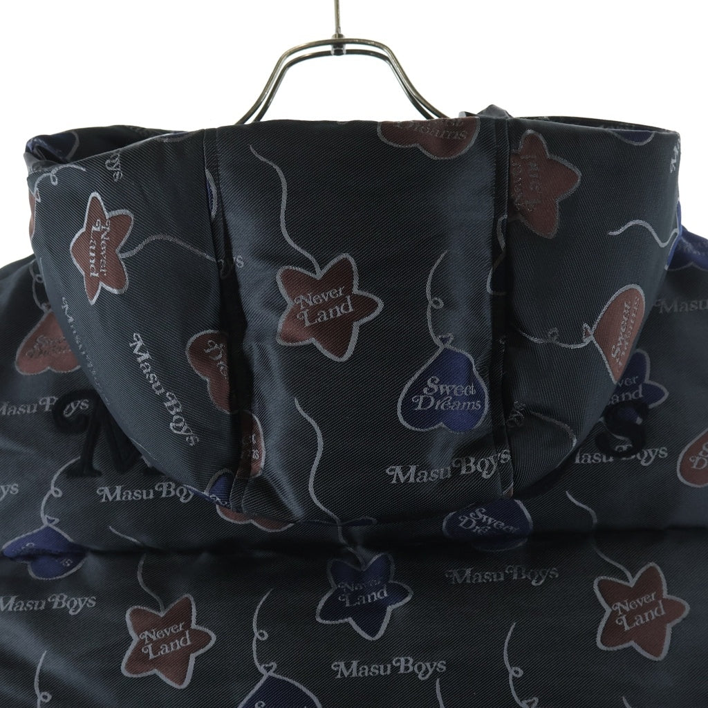 MASU(エムエーエスユー) 24AW FALLING BALLOON DOWN VEST GRAPHIC BY VERDY バルーンダウンベスト ブラック