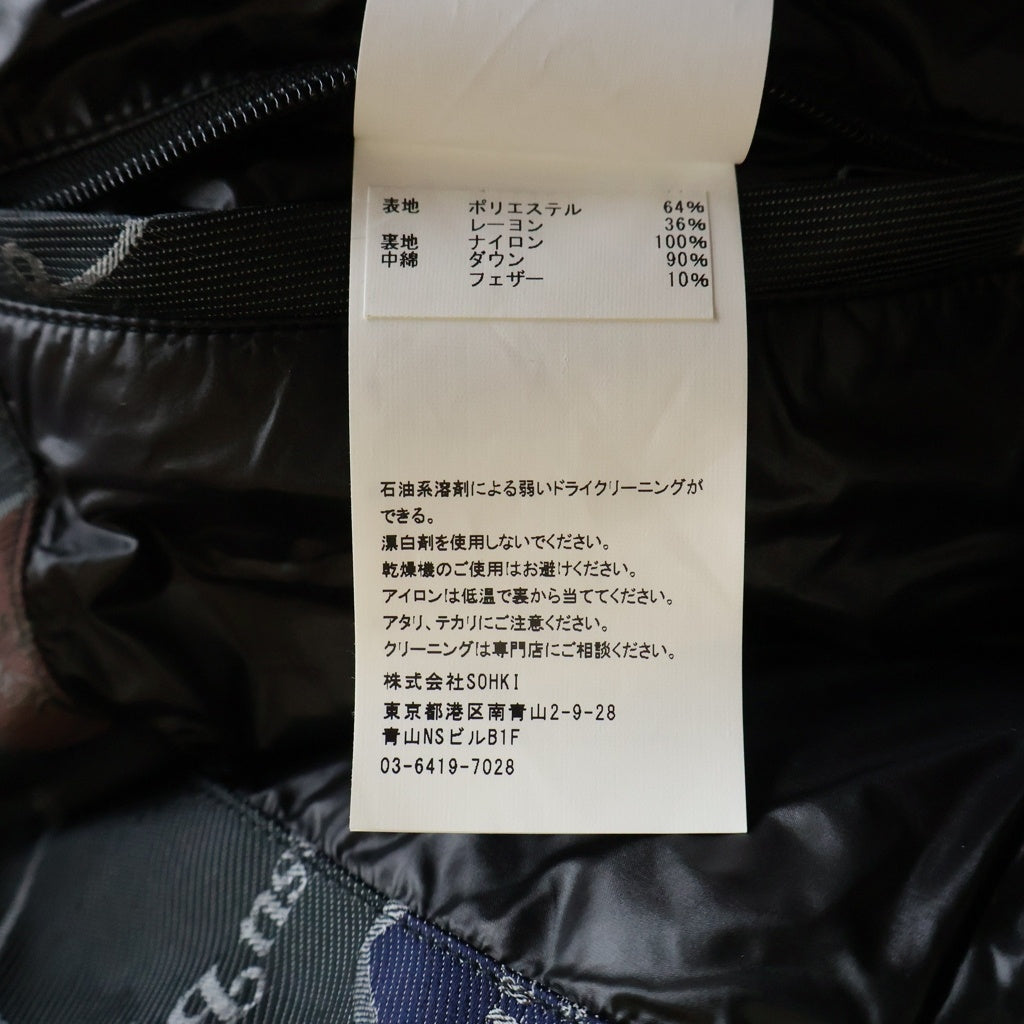 MASU(エムエーエスユー) 24AW FALLING BALLOON DOWN VEST GRAPHIC BY VERDY バルーンダウンベスト ブラック