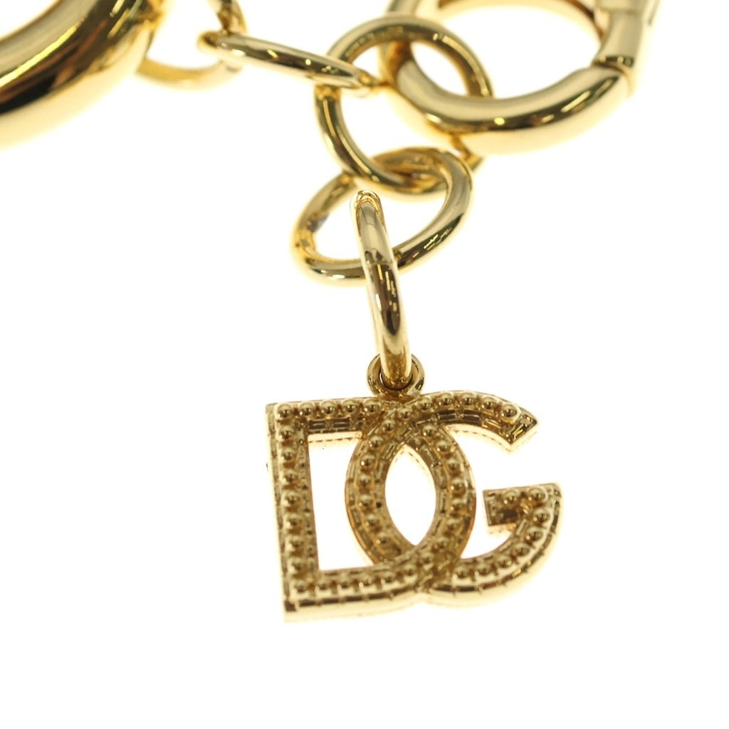 DOLCE & GABBANA(ドルチェアンドガッバーナ) DG ロゴ ゴールドチェーン チョーカー ネックレス ゴールド レディース