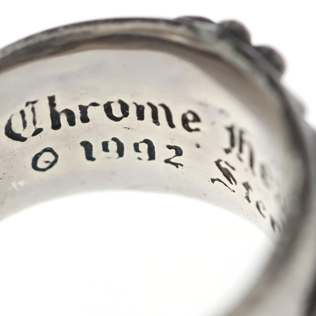 CHROME HEARTS(クロムハーツ) FLRL CRS フローラルクロス リング シルバー BCA346