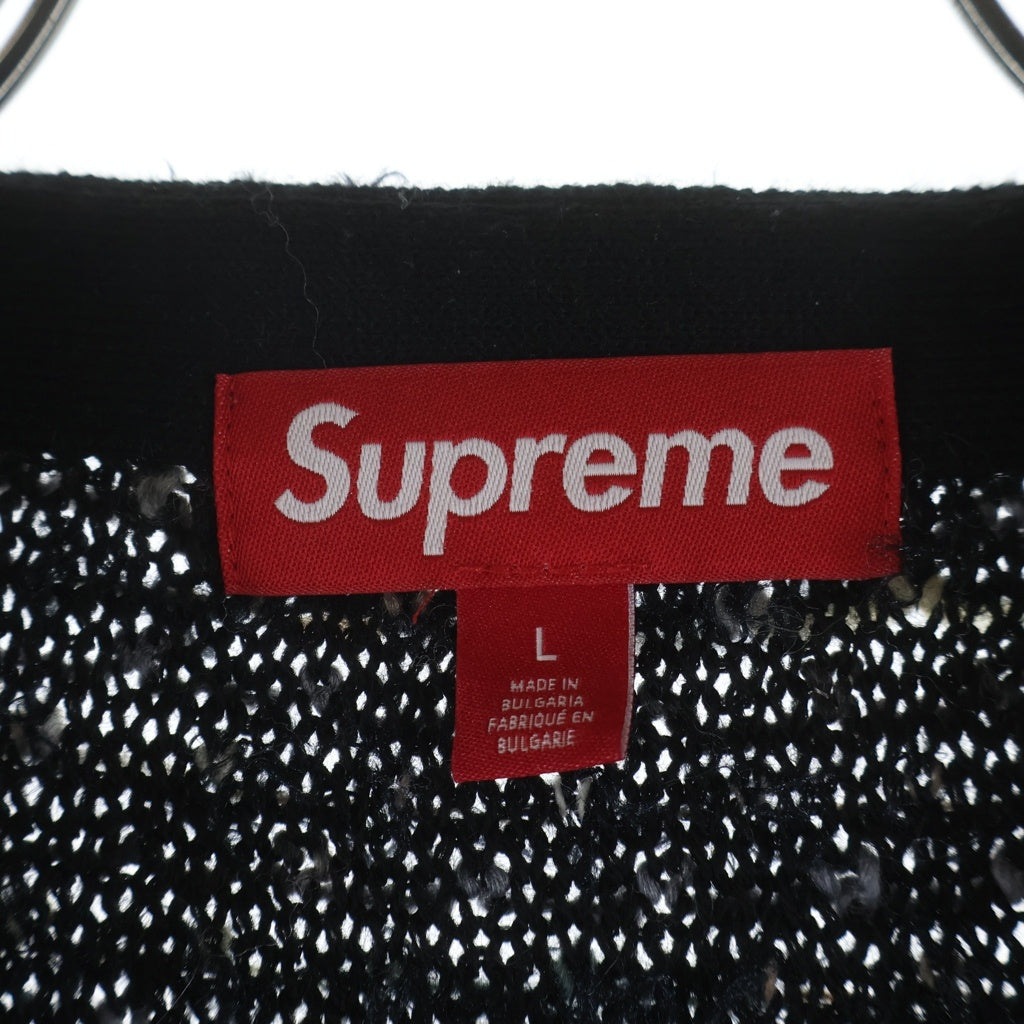 SUPREME(シュプリーム) 25AW Textured Cardigan テクスチャーカーディガン ブラック