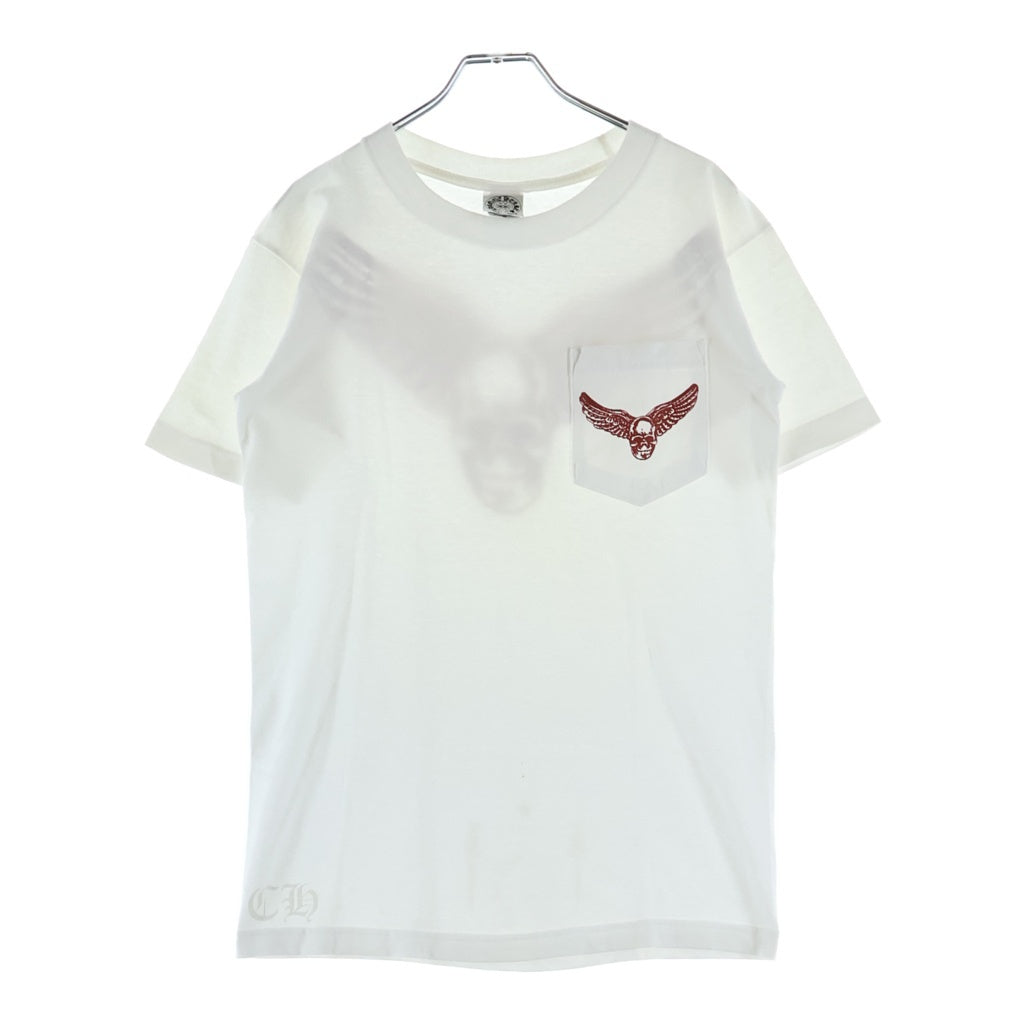 CHROME HEARTS(クロムハーツ) OLD FOTI SKULL WING フォティ スカルウィング Tシャツ カットソー ホワイト