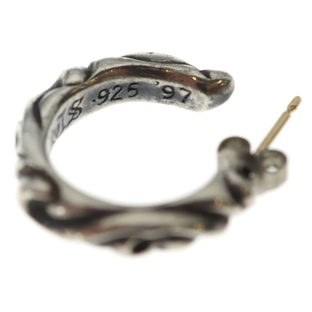 CHROME HEARTS(クロムハーツ) HOOP SCROOL スクロール フープピアス シルバー BCA102