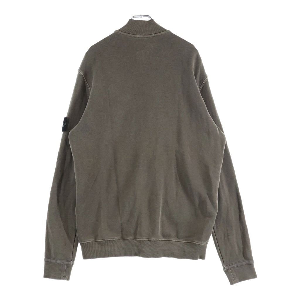 STONE ISLAND(ストーンアイランド) ウォッシュ加工 ジップアップジャケット トラックジャケット ブラウン