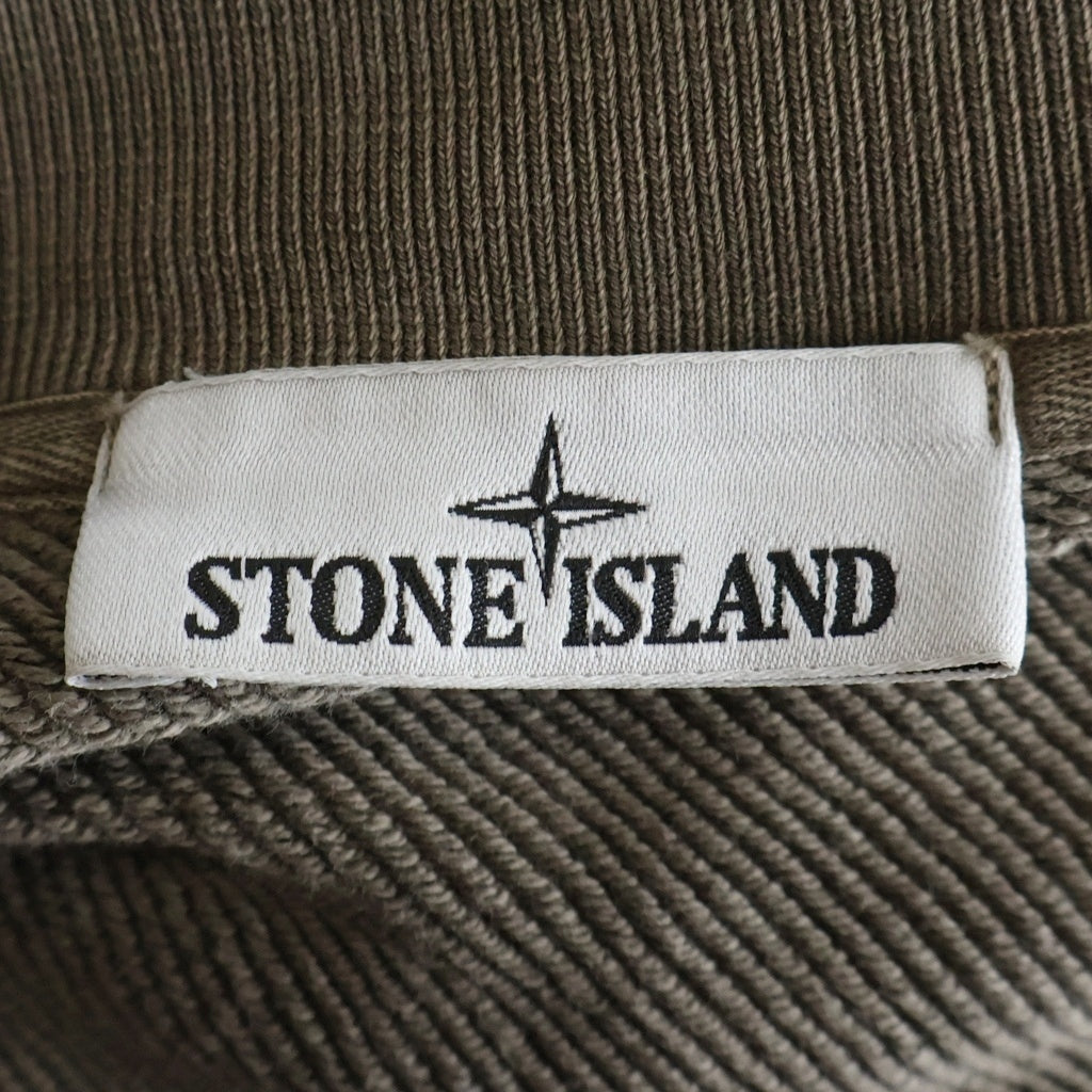 STONE ISLAND(ストーンアイランド) ウォッシュ加工 ジップアップジャケット トラックジャケット ブラウン