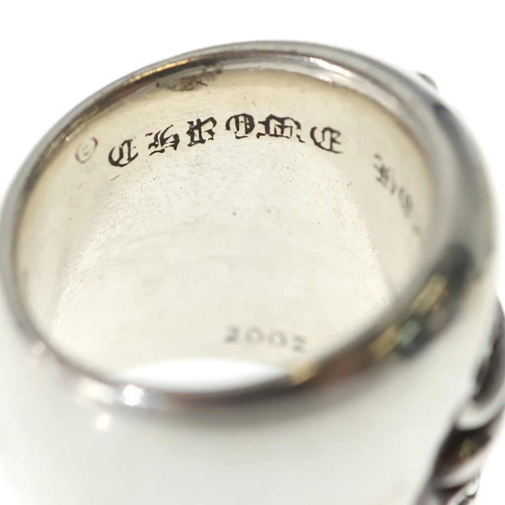 CHROME HEARTS(クロムハーツ) CLASSIC OVAL クラシックオーバルクロス リング シルバー BCA340
