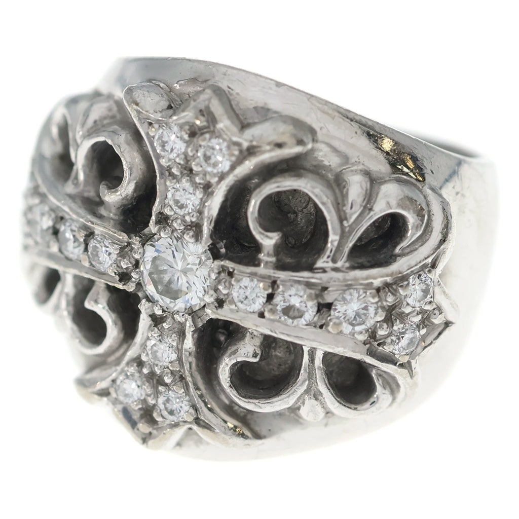 CHROME HEARTS(クロムハーツ) K18WG KEEPER P/DIA キーパーリング PAVEダイヤ ホワイトゴールド