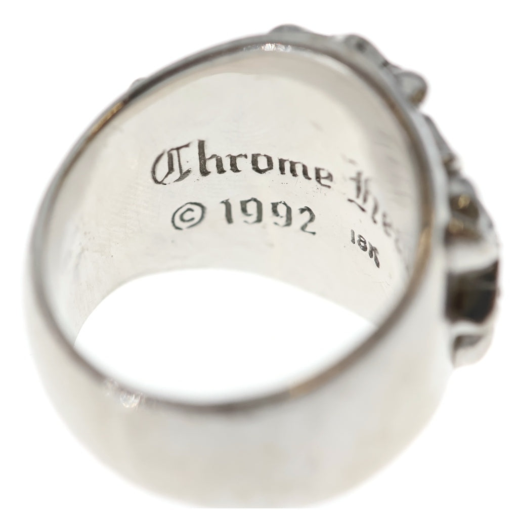 CHROME HEARTS(クロムハーツ) K18WG KEEPER P/DIA キーパーリング PAVEダイヤ ホワイトゴールド