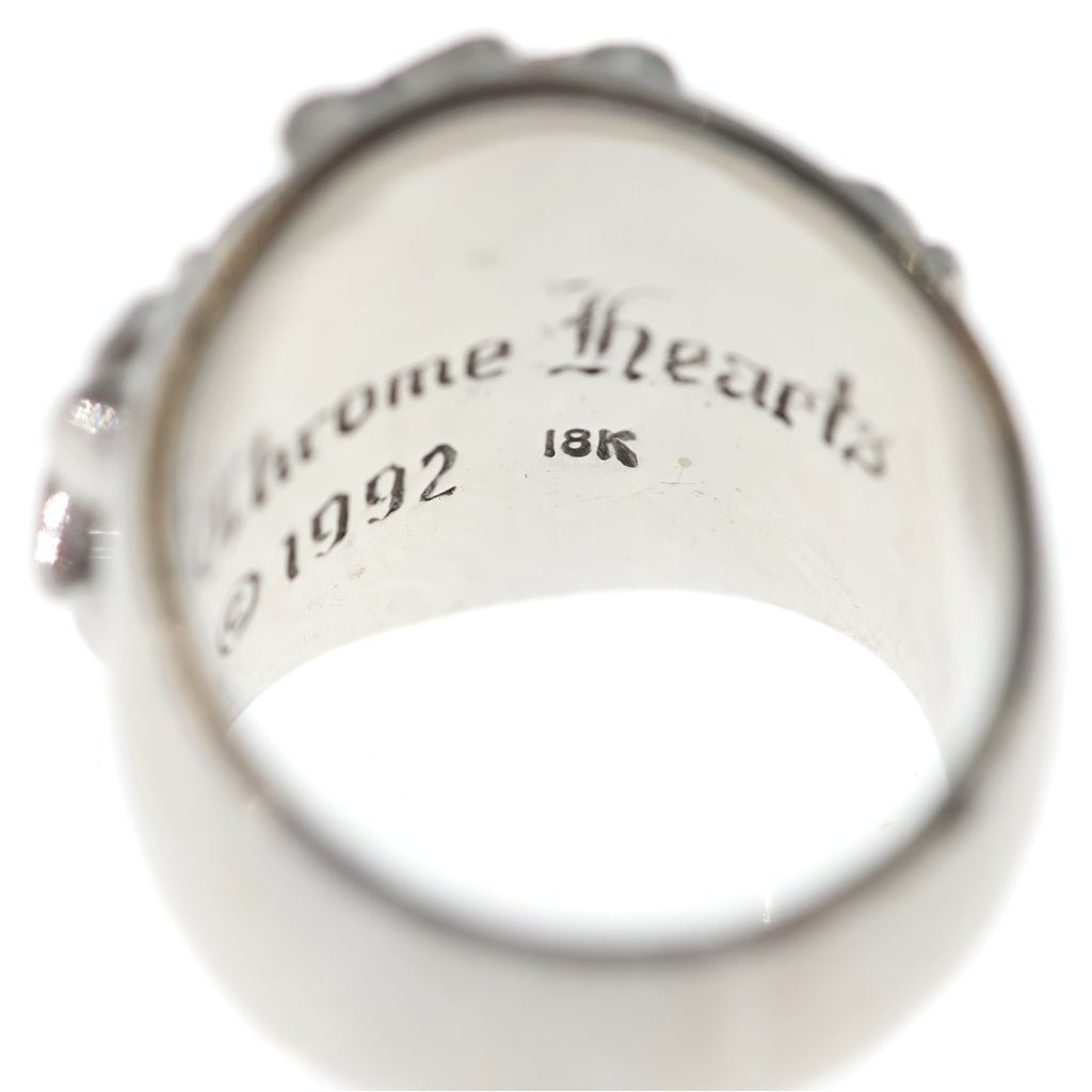 CHROME HEARTS(クロムハーツ) K18WG KEEPER P/DIA キーパーリング PAVEダイヤ ホワイトゴールド