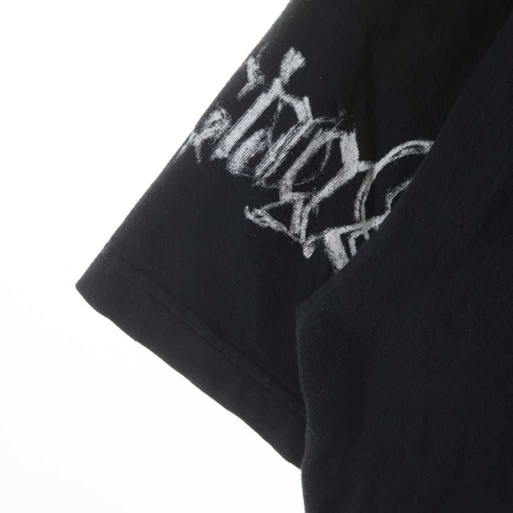 BALENCIAGA(バレンシアガ) 24SS DIY METAL TEE メタルプリント クルーネック半袖カットソーTシャツ ブラック 641675 TPV03