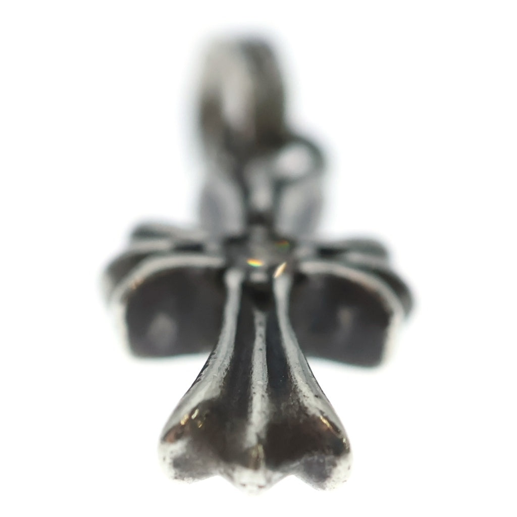 CHROME HEARTS(クロムハーツ) CRS BBYFAT DMND ベイビーファットクロス 両面1ダイヤ ペンダントトップ シルバー BCA238