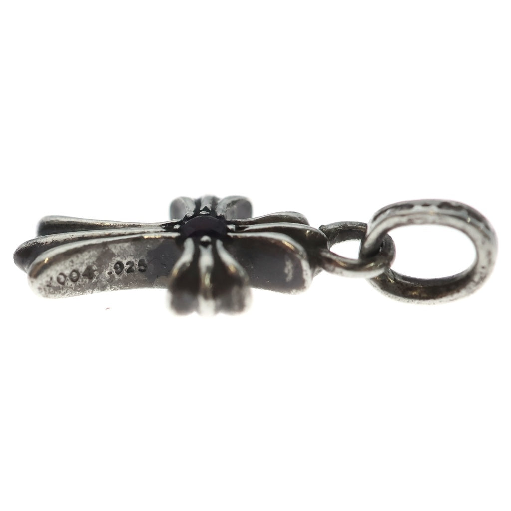 CHROME HEARTS(クロムハーツ) CRS BBYFAT P RBY ベイビーファットクロス 両面1ルビー ペンダントトップ シルバー