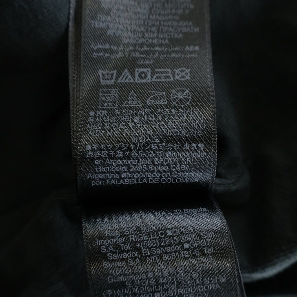 Yeezy Gap Engineered by Balenciaga(イージー ギャップ エンジニアードバイ バレンシアガ) CROP DOVE NO SEAM TEE ドーヴプリント オーバーサイズクロップド半袖Tシャツ ブラック カットソー
