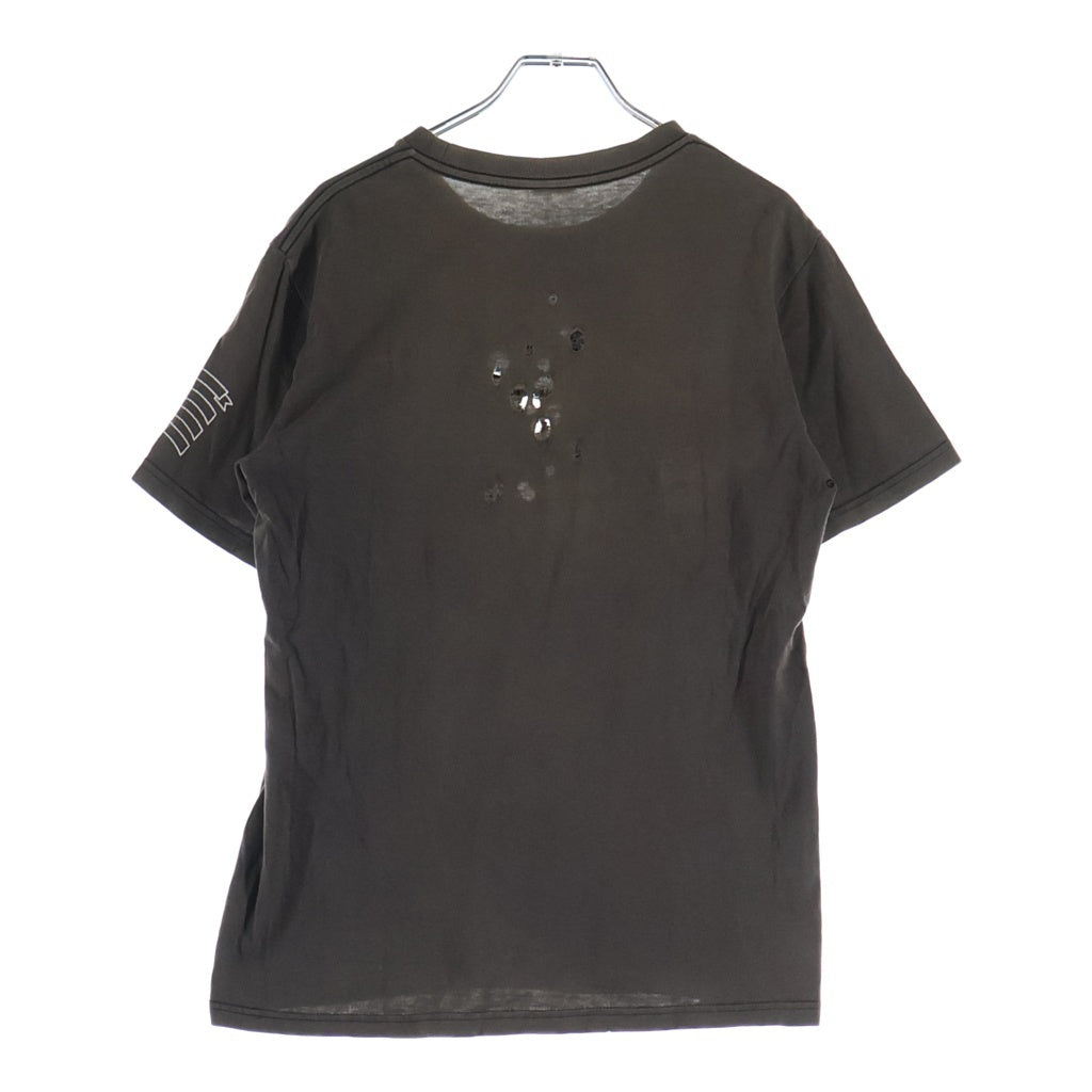 NUMBER (N)INE(ナンバーナイン) 01AW STANDARD期 EMBLEM TEE スタンダード期 エンブレム 半袖Tシャツ ブラウン