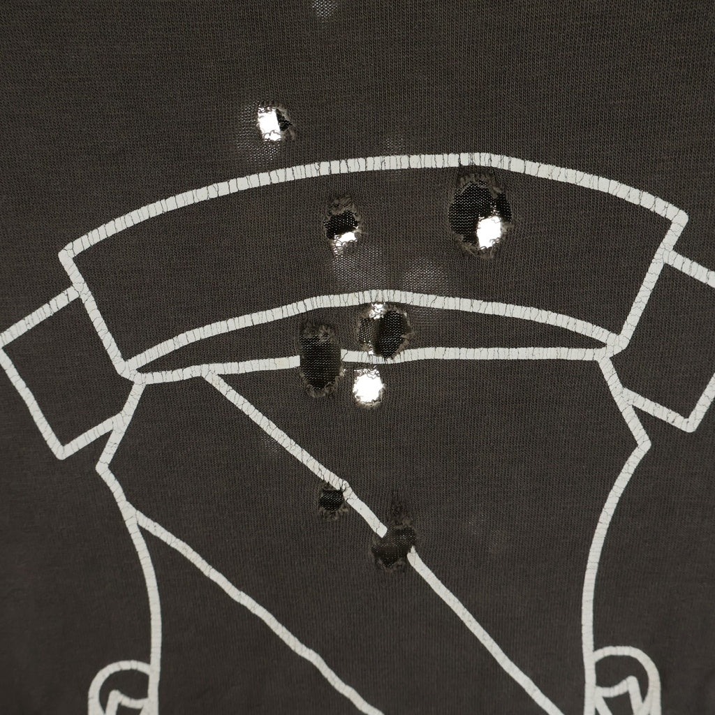 NUMBER (N)INE(ナンバーナイン) 01AW STANDARD期 EMBLEM TEE スタンダード期 エンブレム 半袖Tシャツ ブラウン