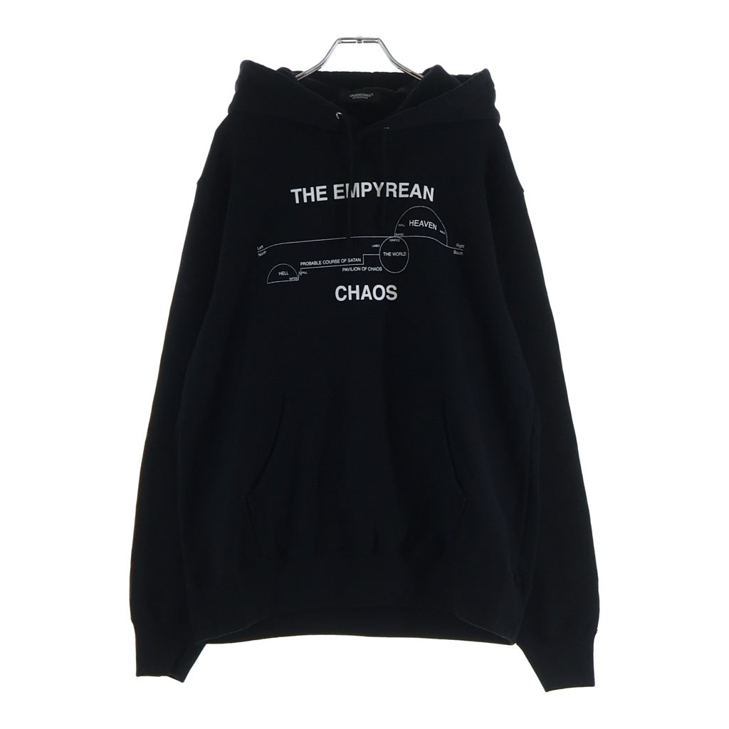 UNDERCOVER(アンダーカバー) HOODIE THE EMPYREAN CHAOS グラフィックプルオーバーパーカー フーディー ブラック