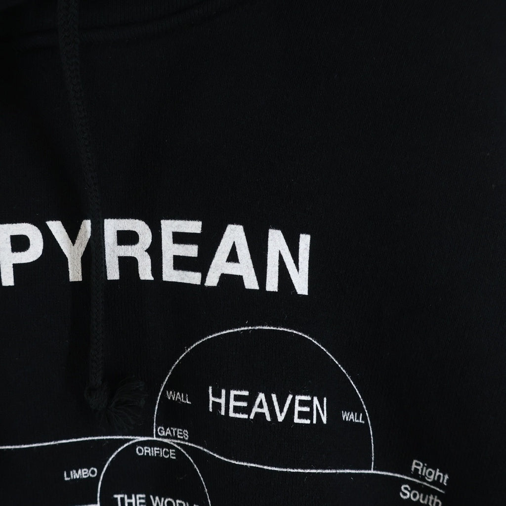 UNDERCOVER(アンダーカバー) HOODIE THE EMPYREAN CHAOS グラフィックプルオーバーパーカー フーディー ブラック
