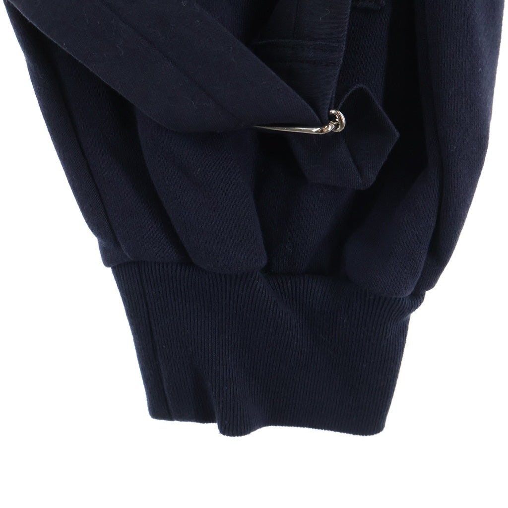 UNDERCOVER(アンダーカバー) 25AW パイルバムフラップ付裏起毛ストラップパンツ スウェットパンツ ブラック