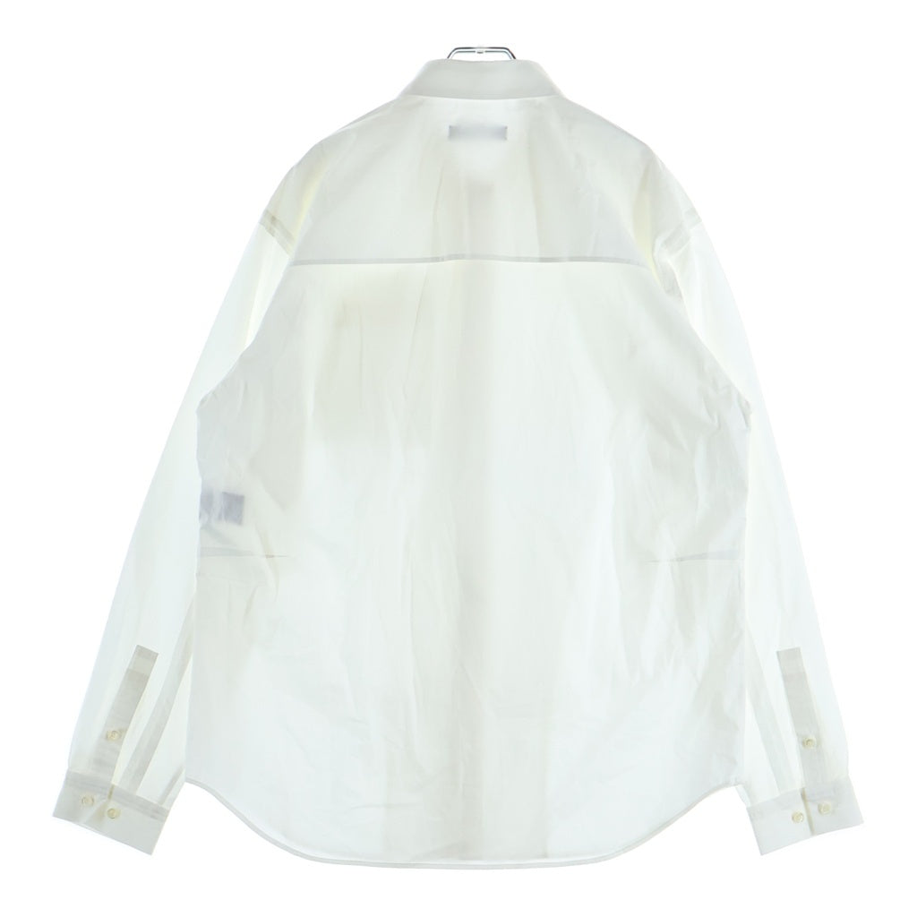 UNDERCOVER(アンダーカバー) 25AW タイプライターインサイドアウトシャツ 長袖シャツ ホワイト