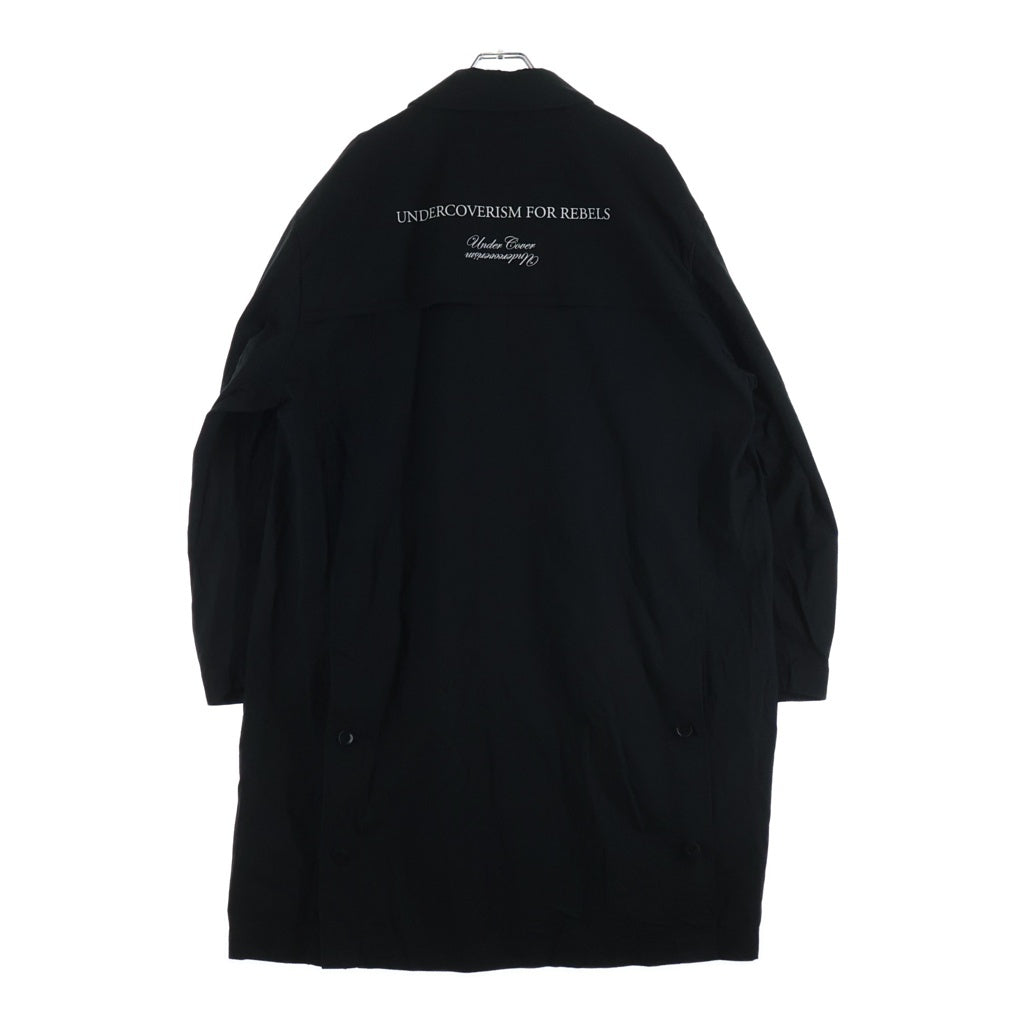 UNDERCOVER(アンダーカバー) 25AW Coウェザーヨークフラシステンカラーコート ブラック UP2E4302
