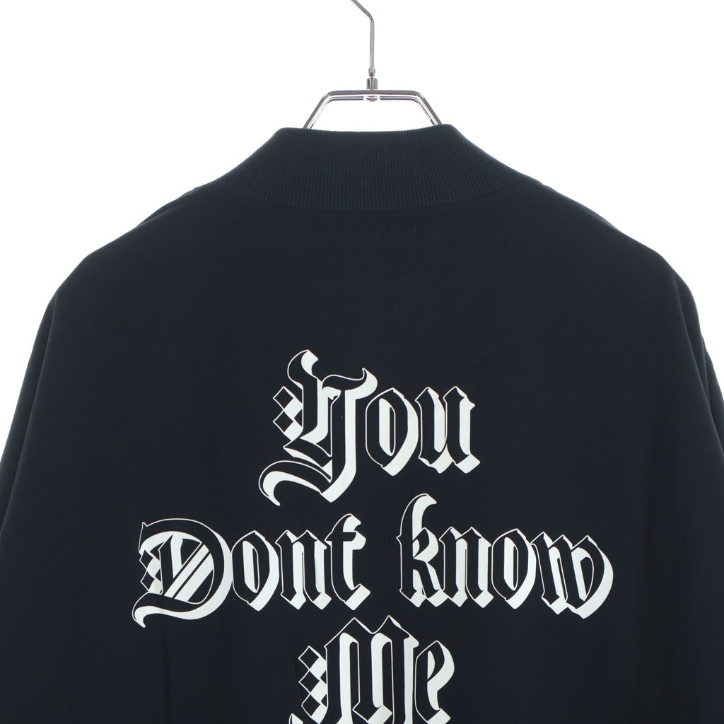 UNDERCOVER(アンダーカバー) 25AW Ry/Pe ツイルスカジャン レーヨンジャケット ブラック