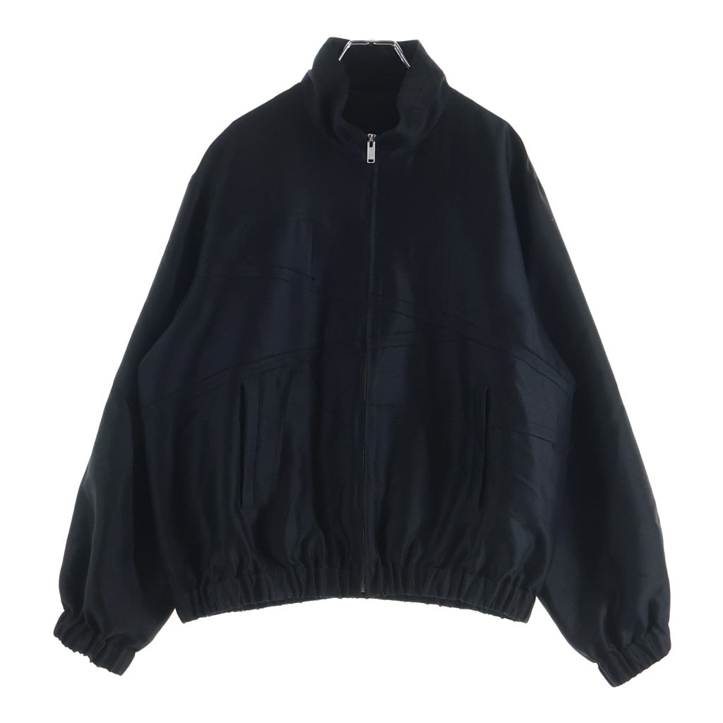 UNDERCOVER(アンダーカバー) 25AW エラスティックジャケット ジップアップブルゾン ブラック
