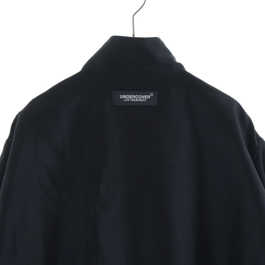 UNDERCOVER(アンダーカバー) 25AW エラスティックジャケット ジップアップブルゾン ブラック