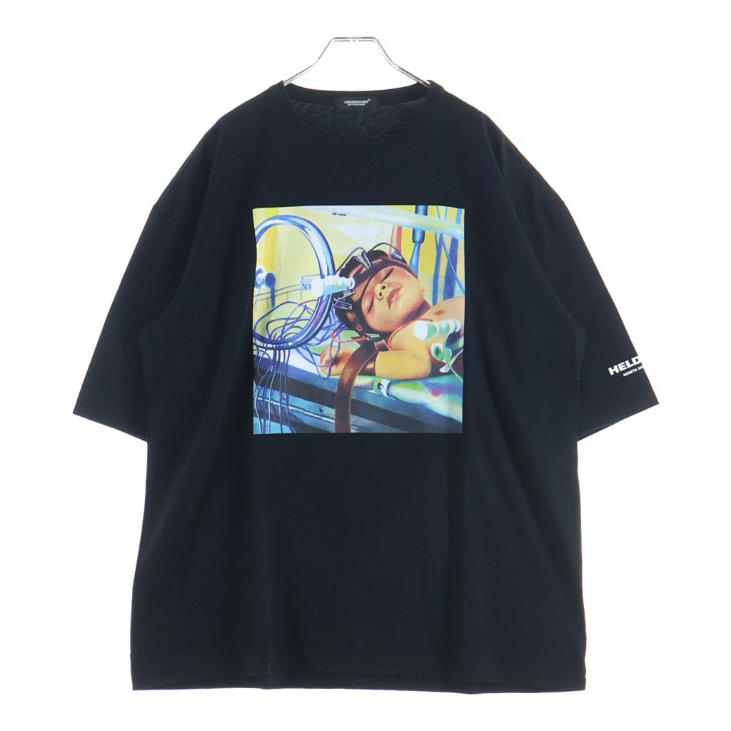 UNDERCOVER(アンダーカバー) 25AW TEE Print_Agneta Nilsson グラフィック半袖Tシャツ カットソー ブラック