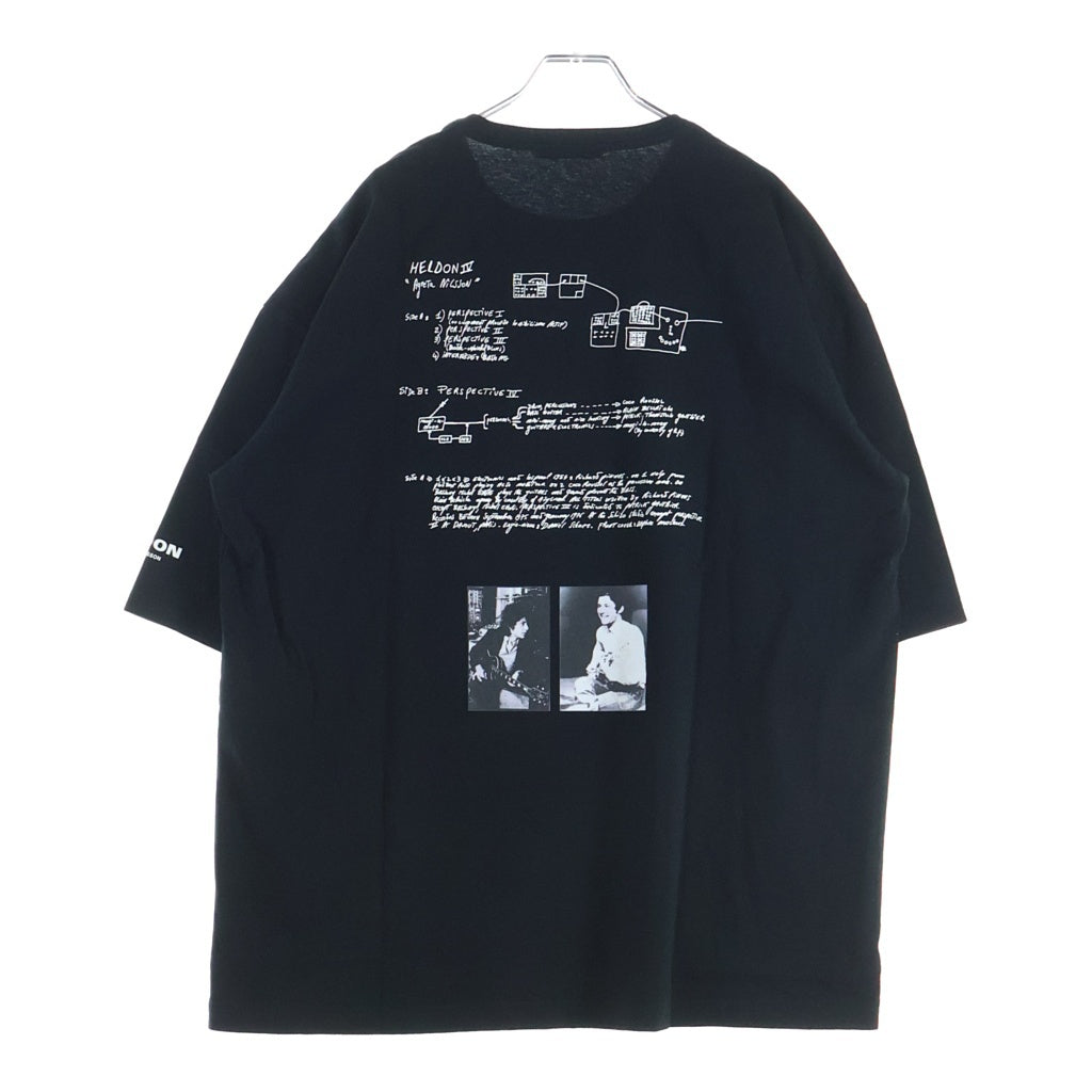 UNDERCOVER(アンダーカバー) 25AW TEE Print_Agneta Nilsson グラフィック半袖Tシャツ カットソー ブラック
