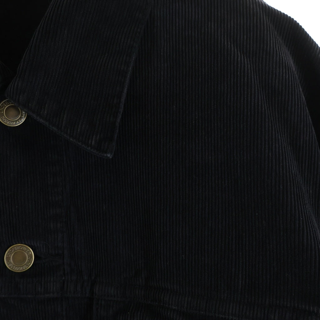 UNDERCOVER(アンダーカバー) 25AW 硫化コーデュロイジャケット Gジャン ブラック UC2E4209-2