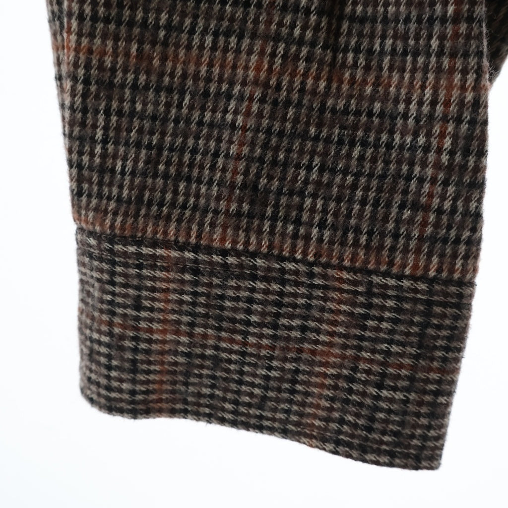 UNDERCOVER(アンダーカバー) 25AW フード付き ウールネルシャツ ブラウン UP2E4407-1