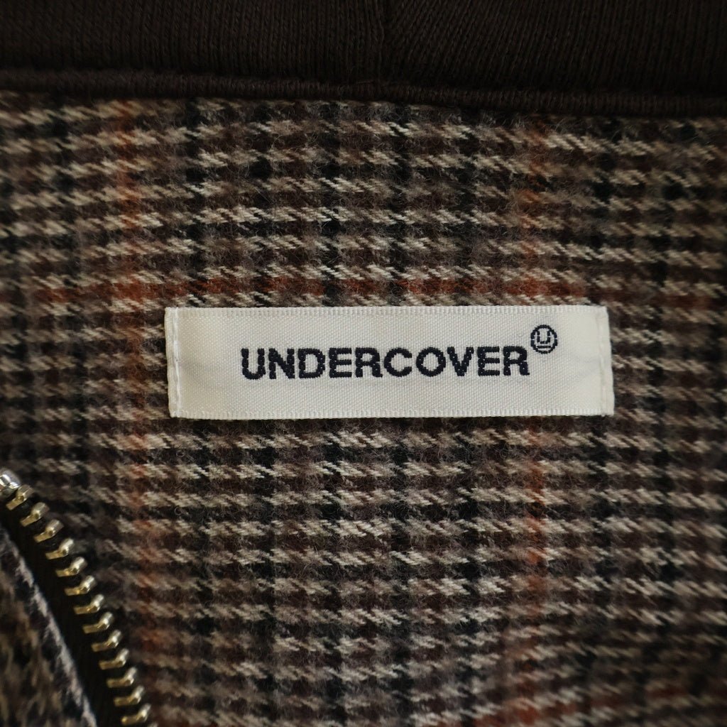 UNDERCOVER(アンダーカバー) 25AW フード付き ウールネルシャツ ブラウン UP2E4407-1