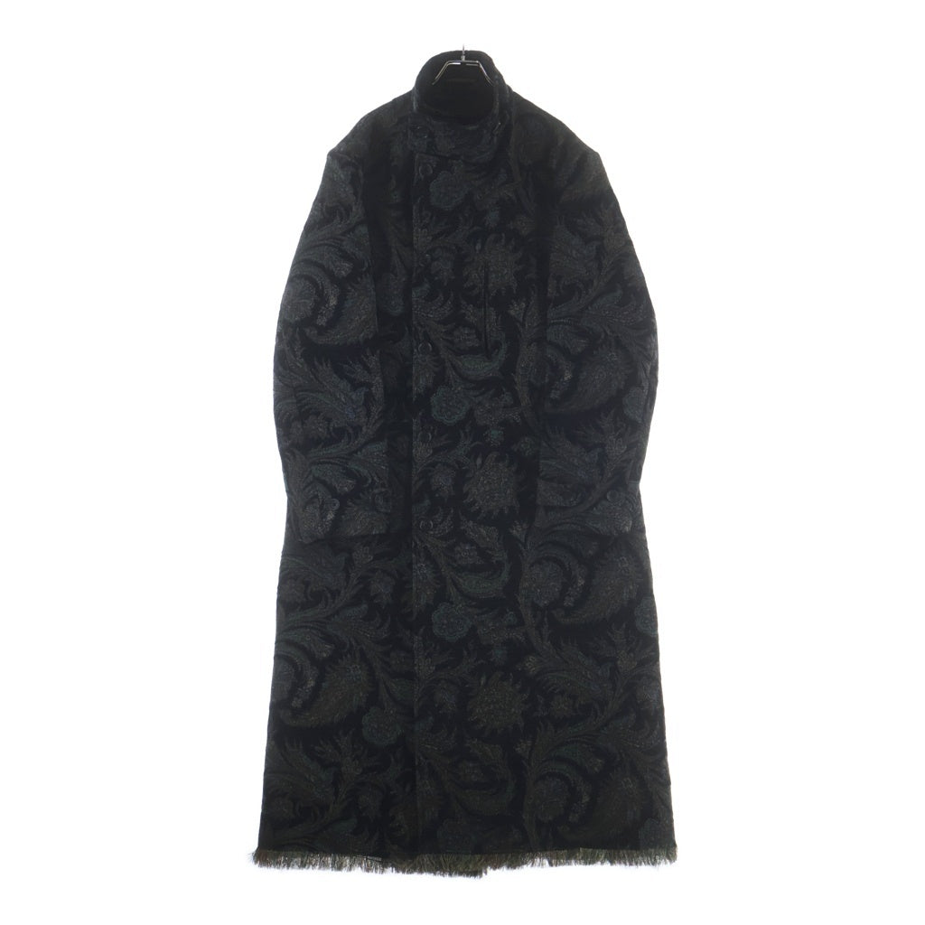 Yohji Yamamoto POUR HOMME(ヨウジヤマモト プールオム) 23AW ゴブラン柄スタンドカラーコート ロングコート マルチカラー
