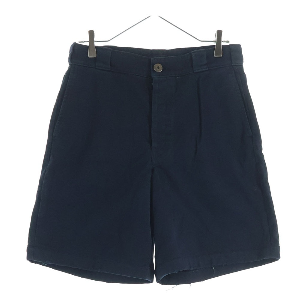 PRADA(プラダ) 22SS Logo Distressed Washed Denim Shorts ロゴ ダメージ加工ウォッシュドデニムショーツ ハーフパンツ ネイビー GEP339 S212