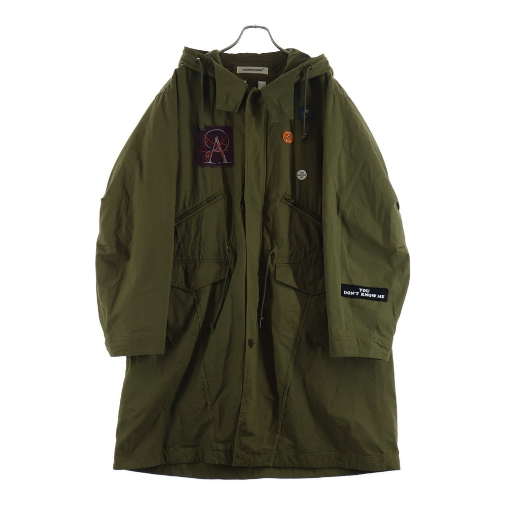 UNDERCOVER(アンダーカバー) 25AW MILITARY MODS COAT ミリタリーモッズコート フード付きジャケット カーキ